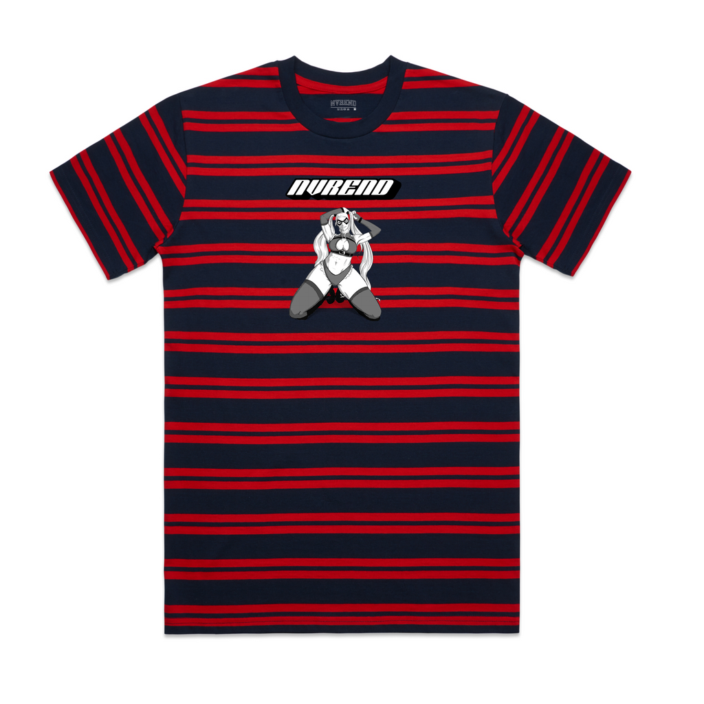 Mika Striped Tee (Red/Navy)